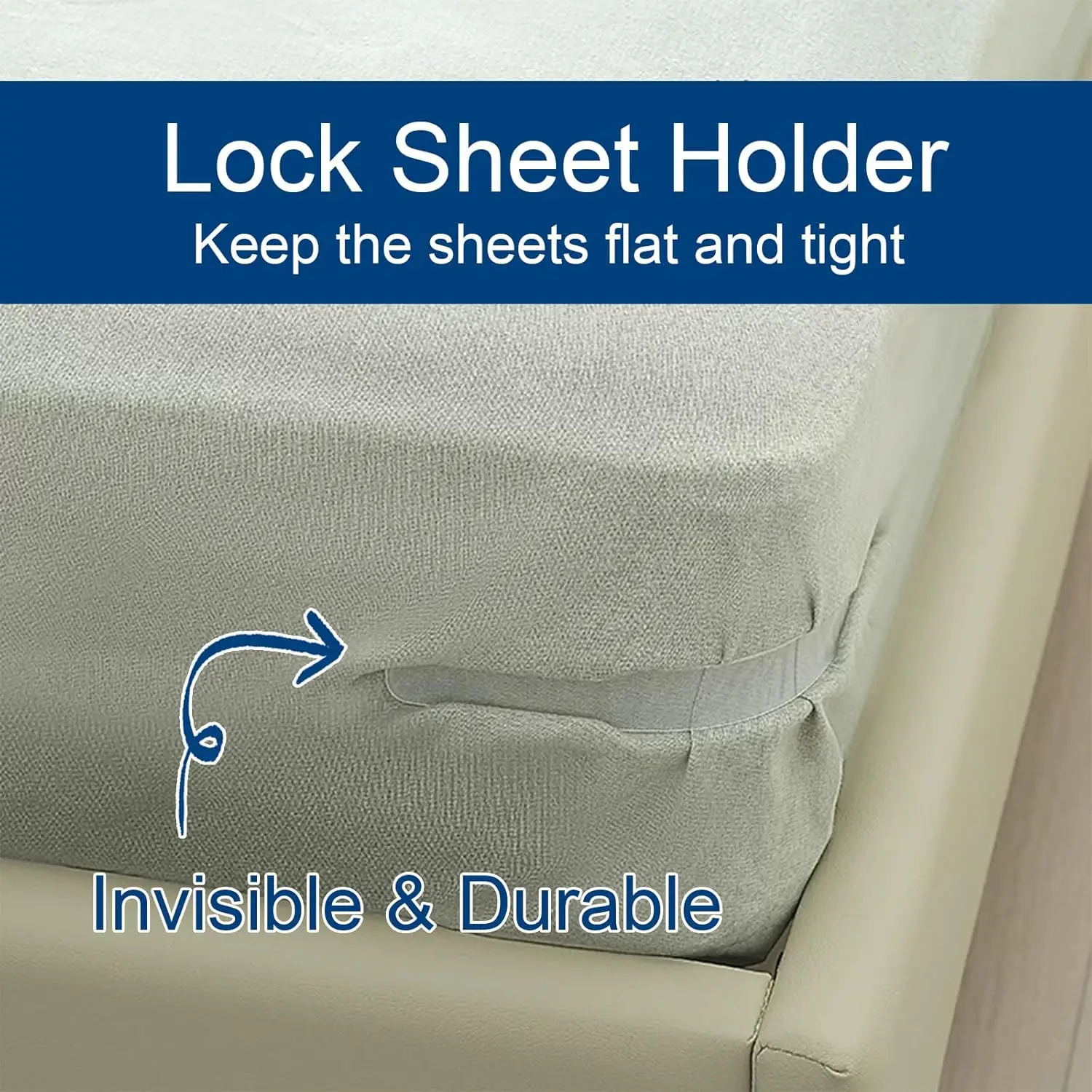 Bedsheet clip installation